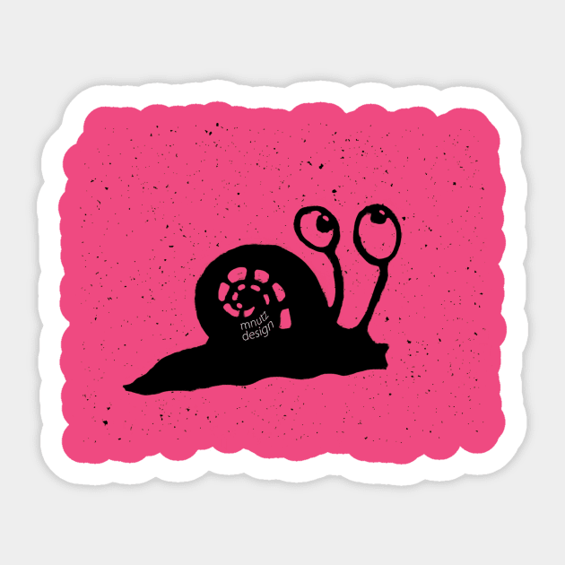 Funny Snail Sticker by mnutz